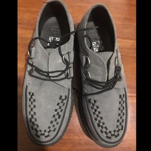 BARELY worn. Grey TUK Creepers